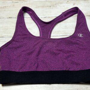 Champion purple sports bra; Size Medium; Like new condition!